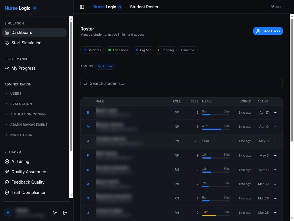 PraxSim simulation analytics interface preview